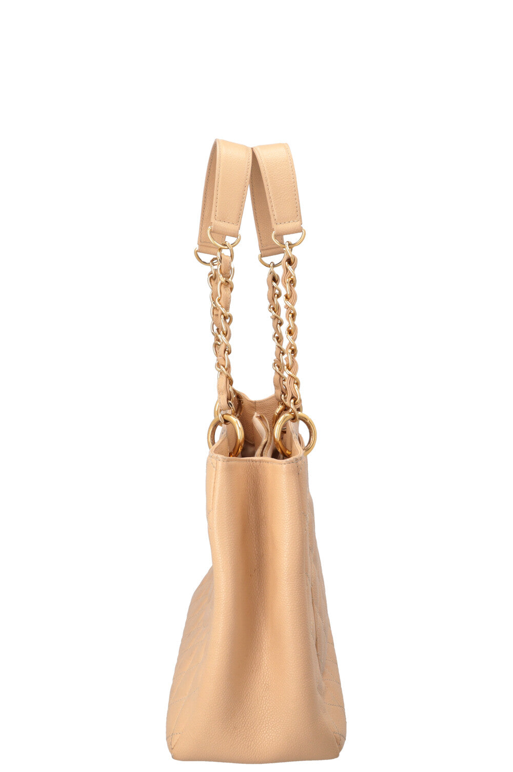 CHANEL GST Tote Bag Beige Caviar