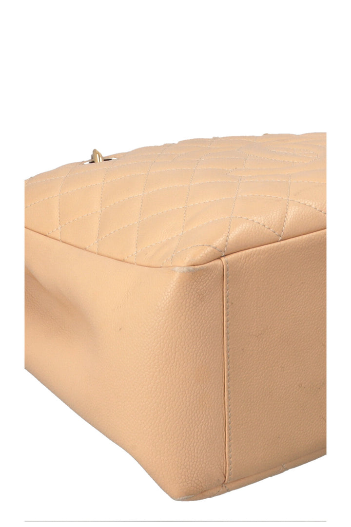 CHANEL GST Tote Bag Beige Caviar