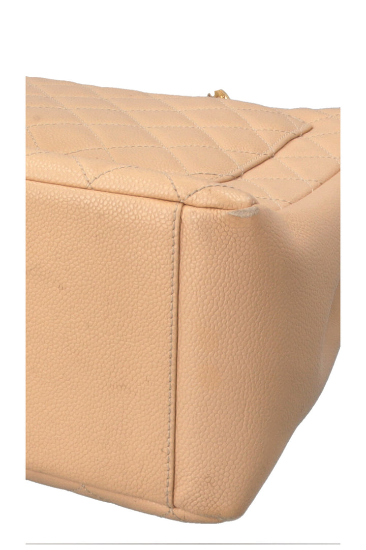 CHANEL GST Tote Bag Beige Caviar