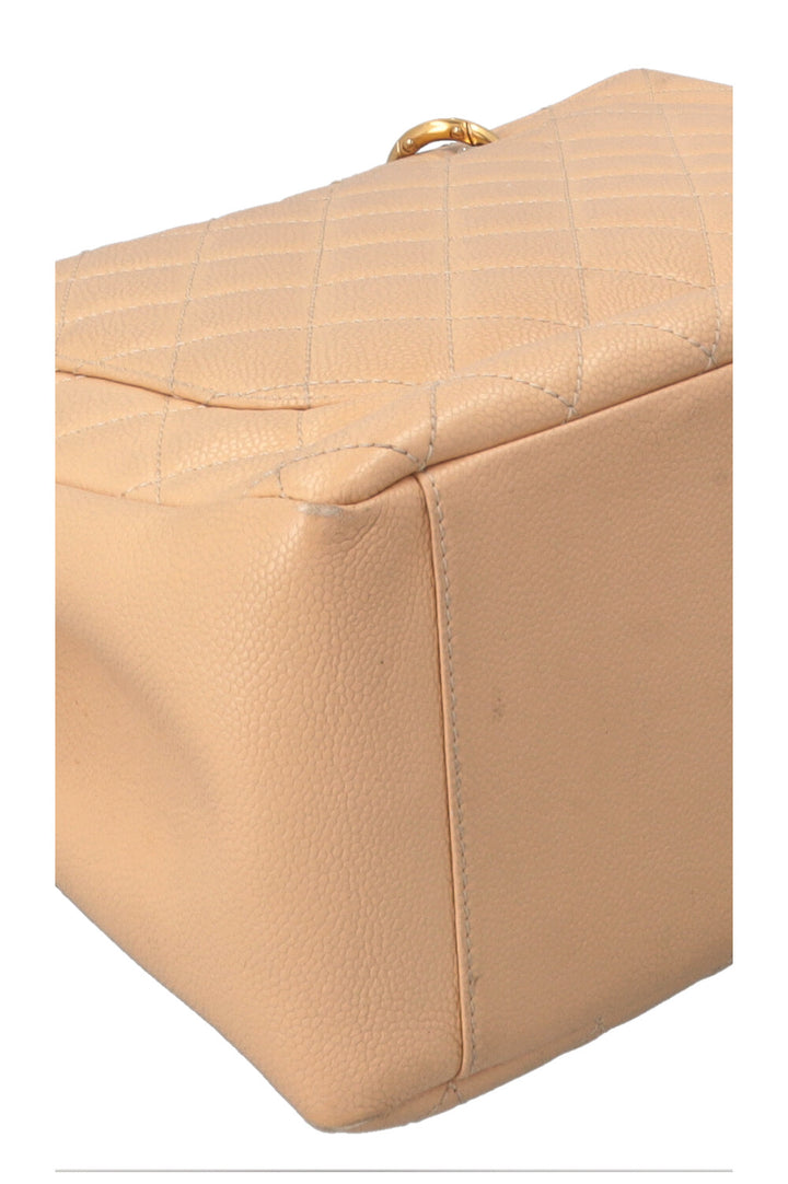 CHANEL GST Tote Bag Beige Caviar