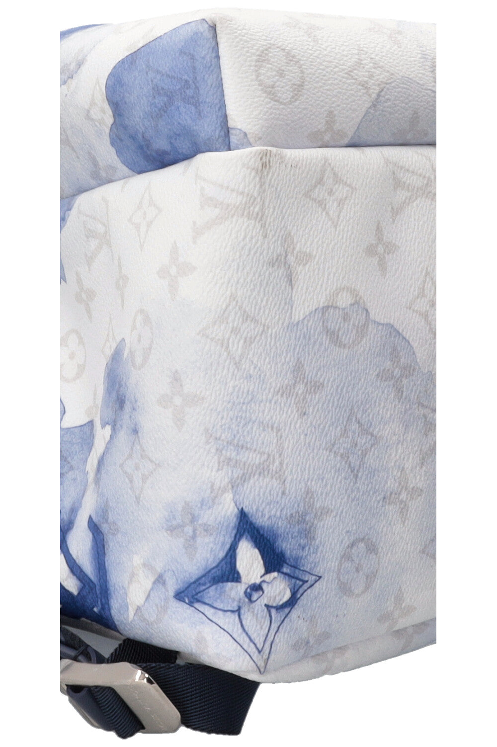 LOUIS VUITTON Sac à dos Discovery PM toile Monogram aquarelle bleue