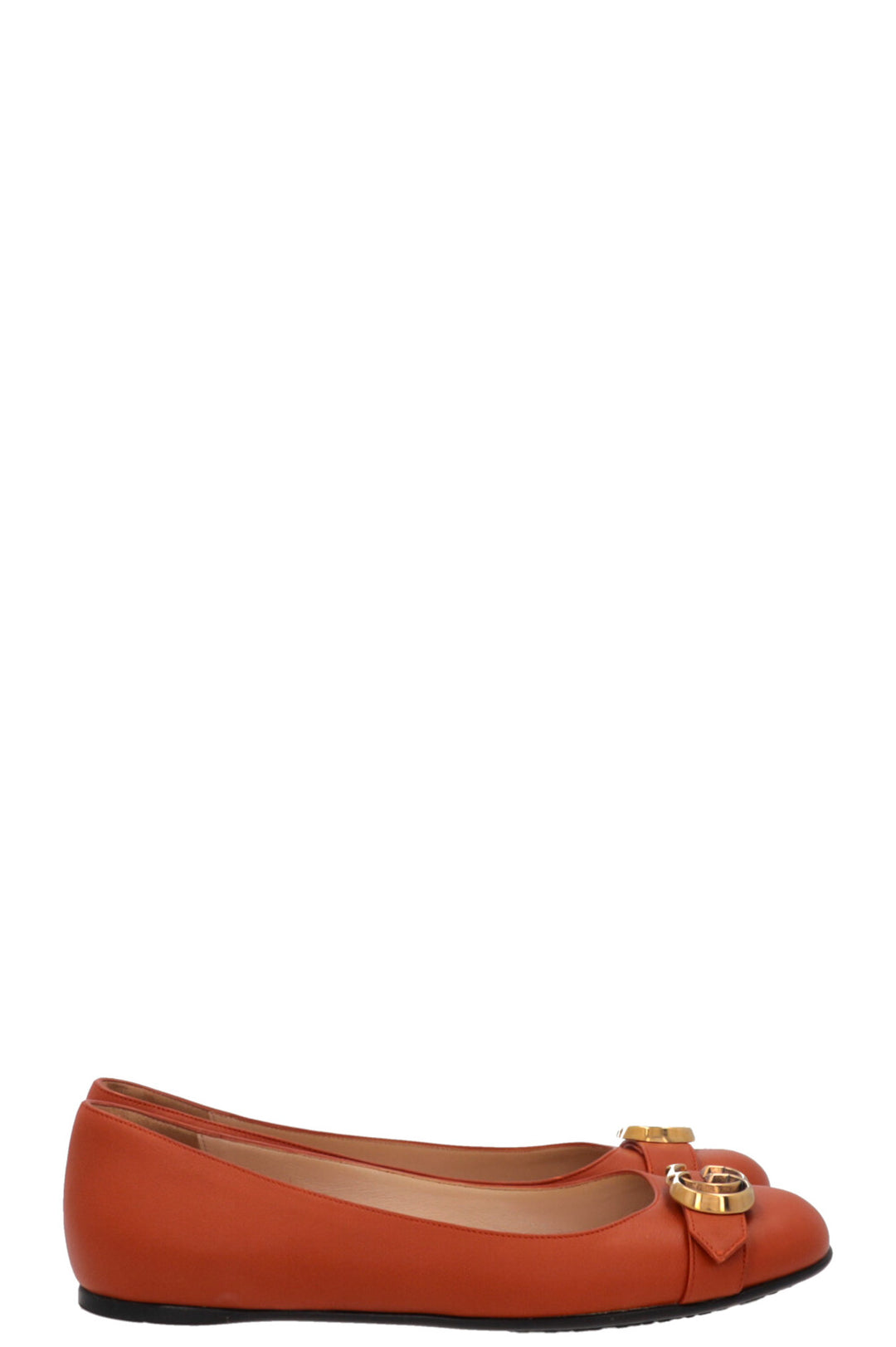 GUCCI GG Ballerina Flats Orange