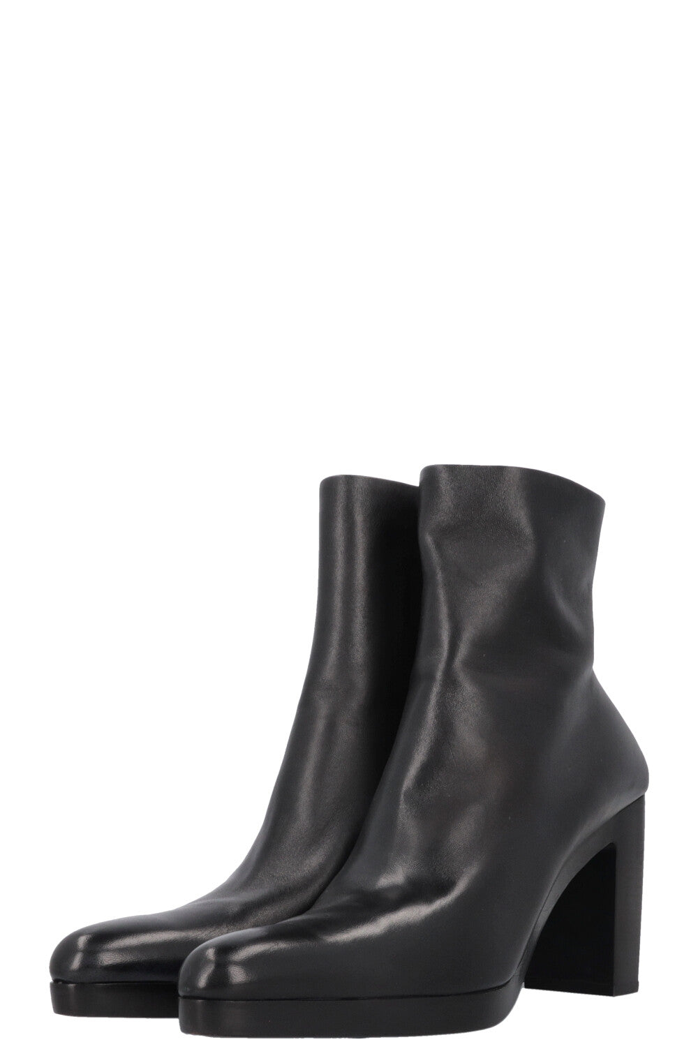 BALENCIAGA Ankle Boots Light Logo Black