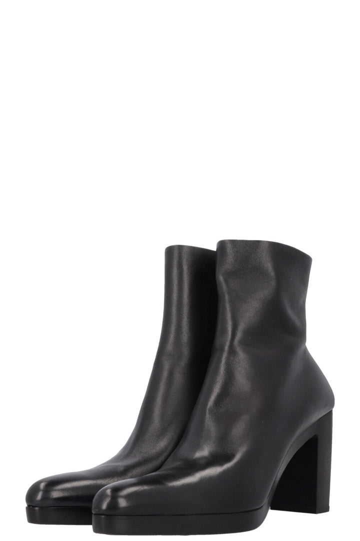BALENCIAGA Ankle Boots Light Logo Black