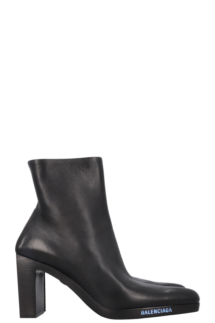 BALENCIAGA Ankle Boots Light Logo Black