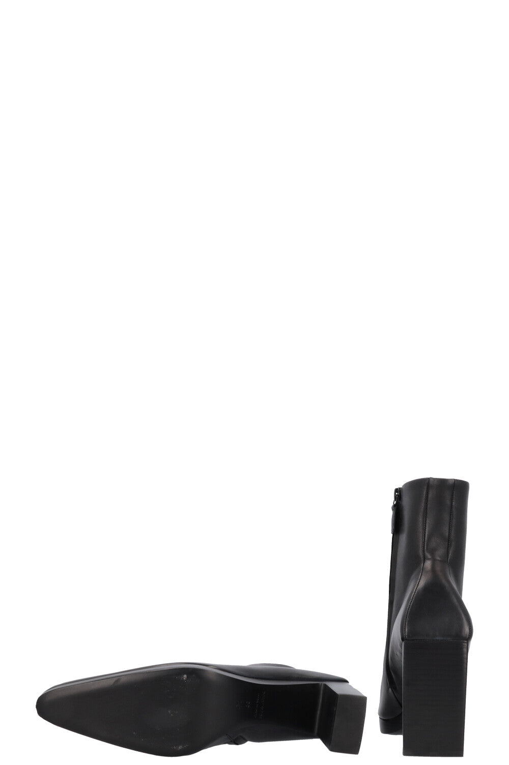 BALENCIAGA Ankle Boots Light Logo Black