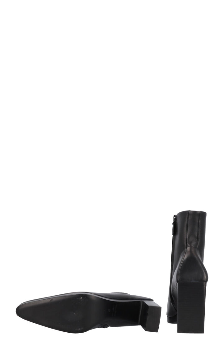 BALENCIAGA Ankle Boots Light Logo Black