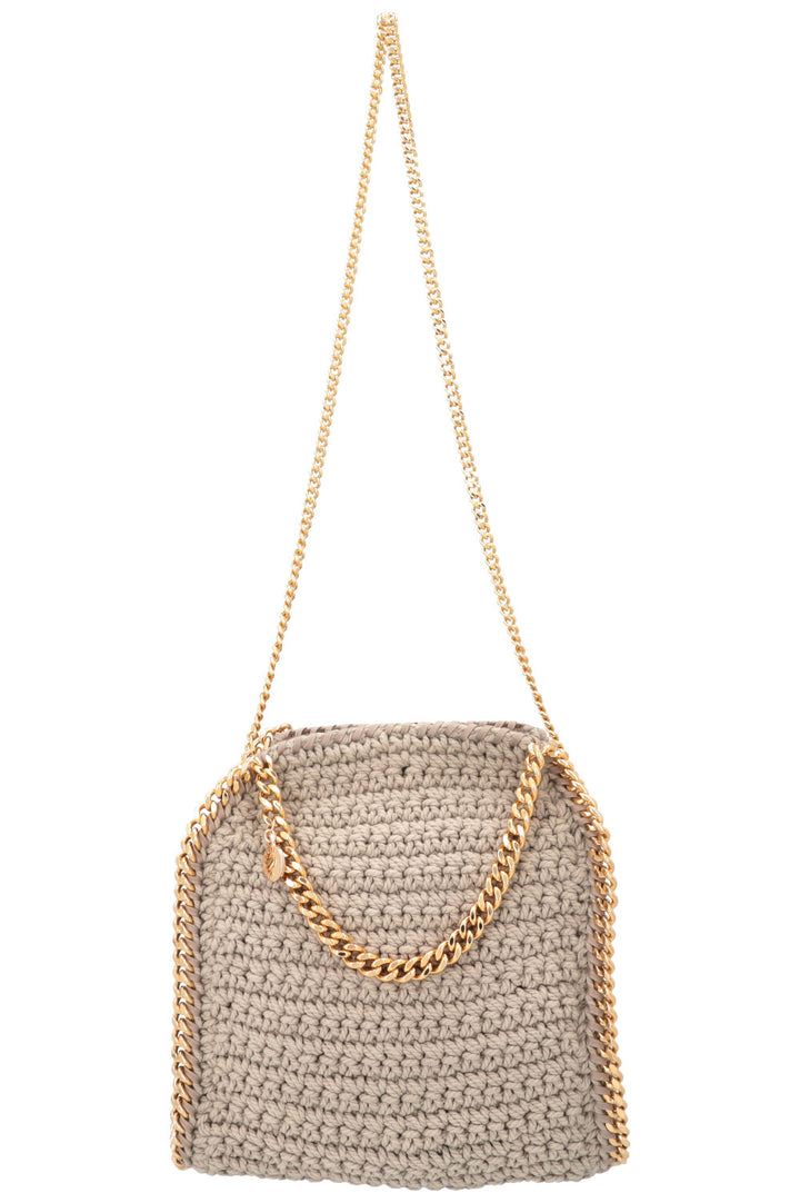 STELLA MCCARTNEY Mini Crochet Falabella Bag Green