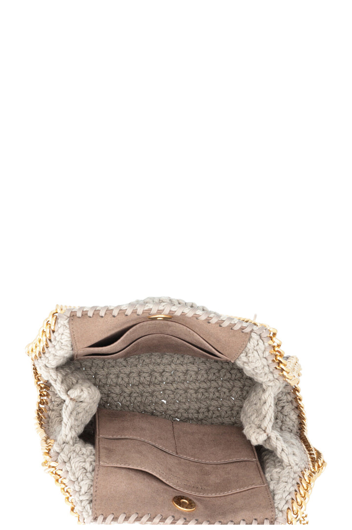 STELLA MCCARTNEY Mini Crochet Falabella Bag Green