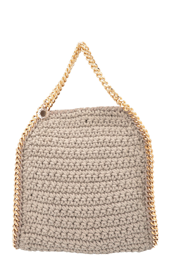 STELLA MCCARTNEY Mini Crochet Falabella Bag Green