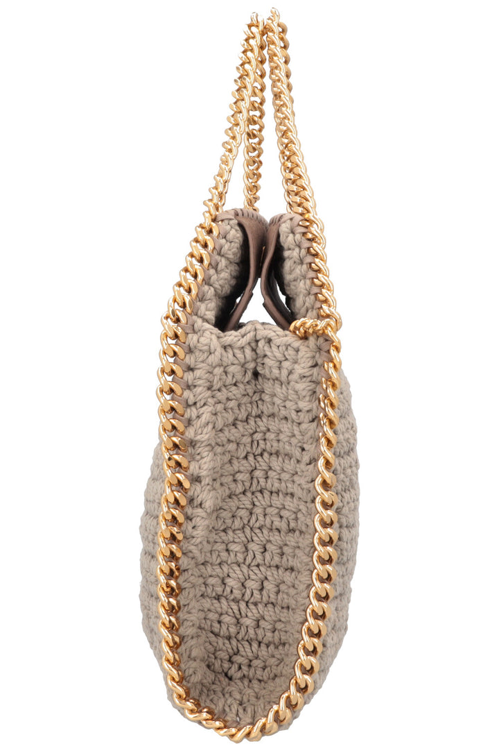 STELLA MCCARTNEY Mini Crochet Falabella Bag Green