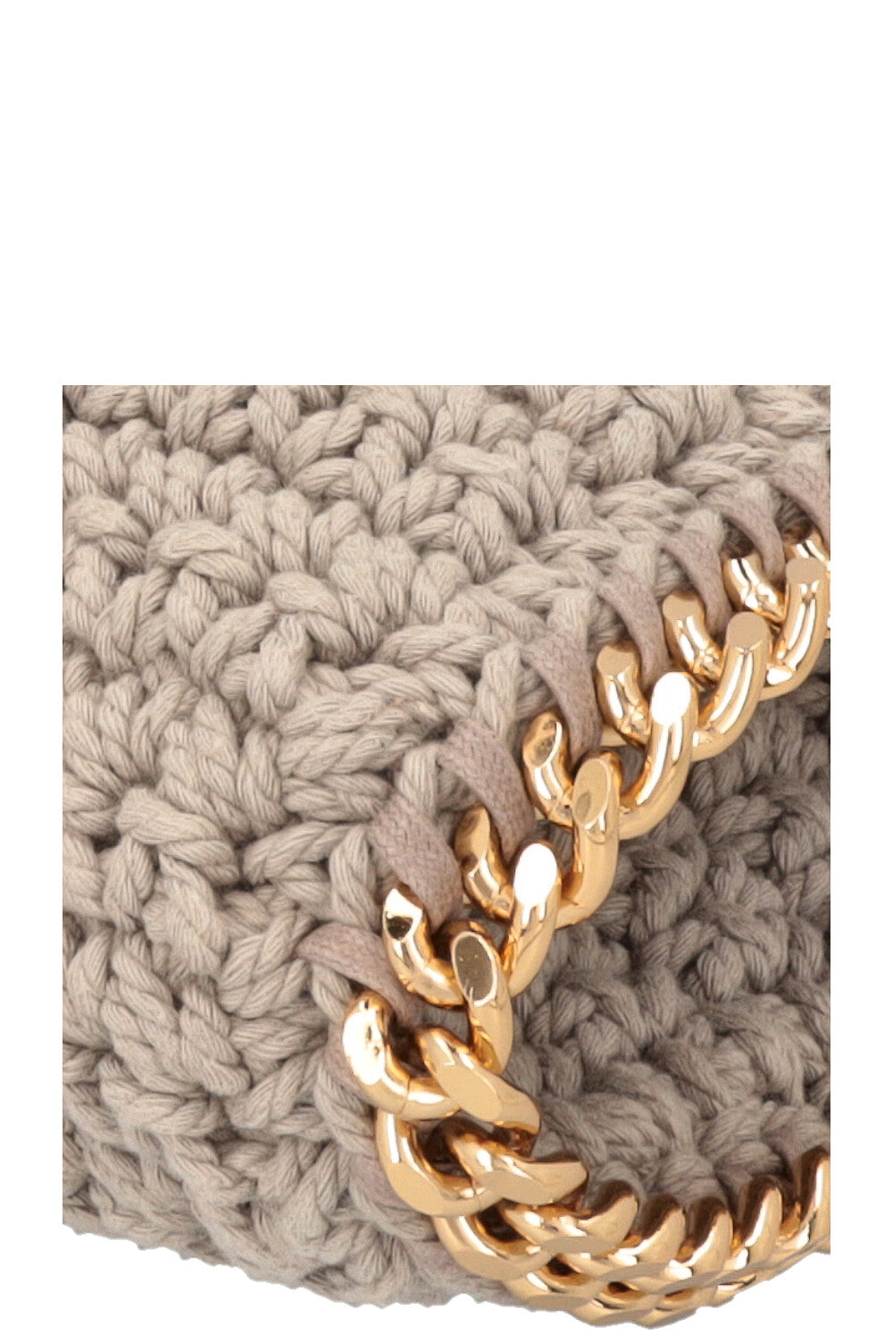 STELLA MCCARTNEY Mini Crochet Falabella Bag Green