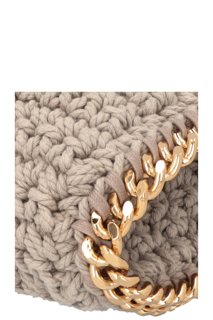 STELLA MCCARTNEY Mini Crochet Falabella Bag Green