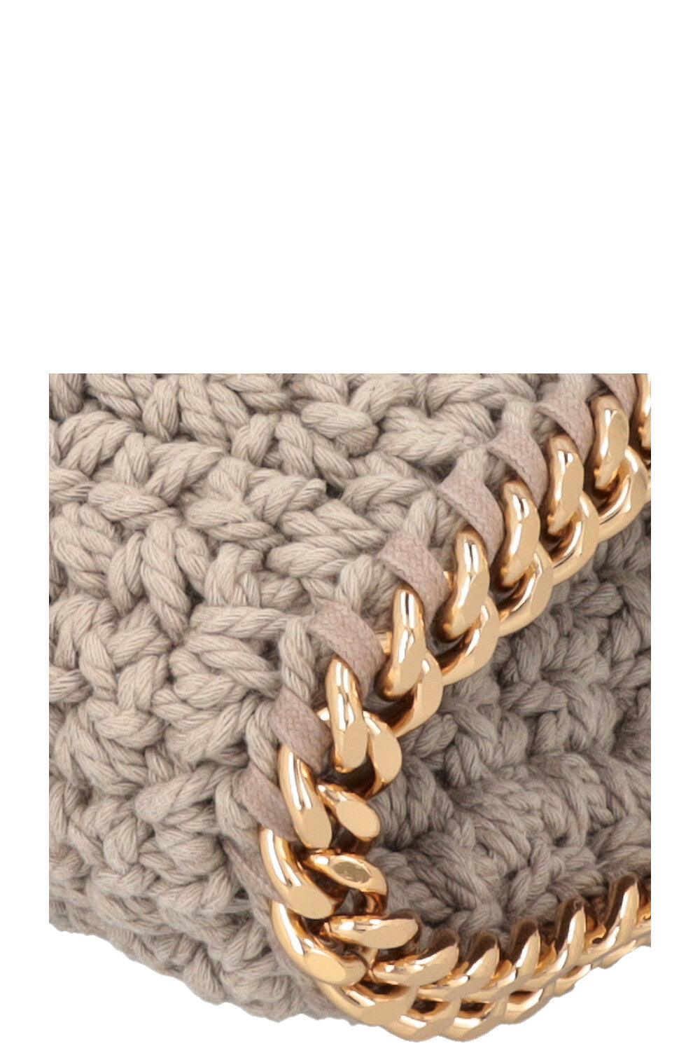 STELLA MCCARTNEY Mini Crochet Falabella Bag Green