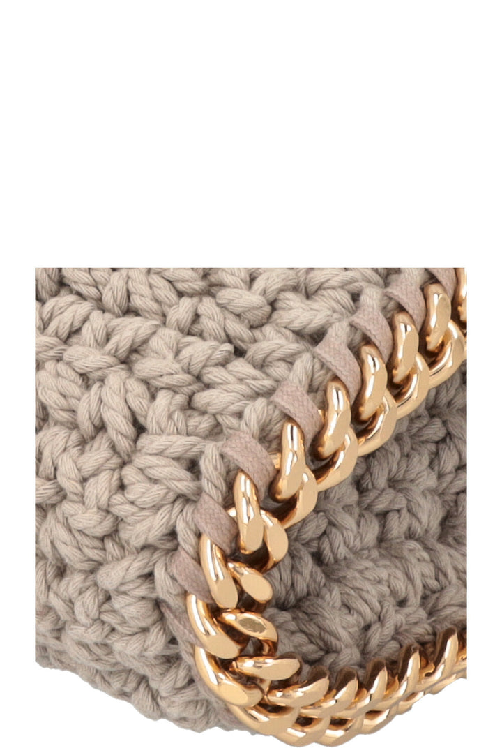 STELLA MCCARTNEY Mini Crochet Falabella Bag Green
