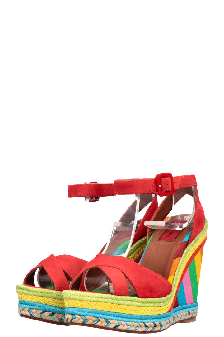 VALENTINO Rainbow Wedges Multicolor
