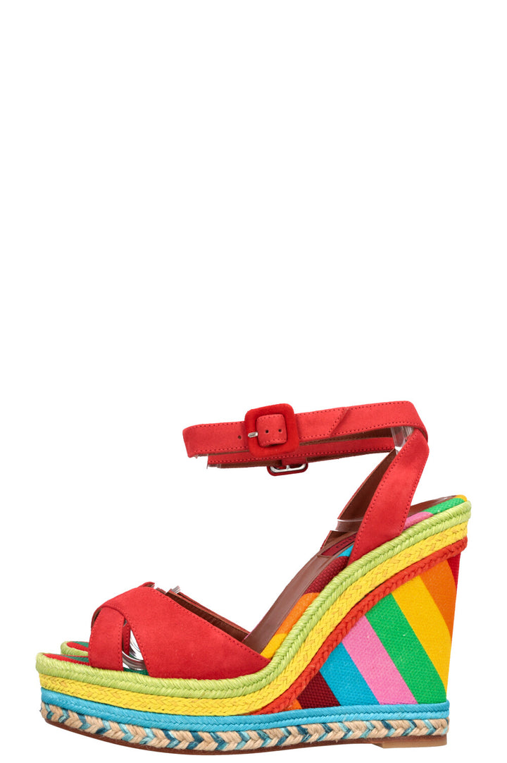 VALENTINO Rainbow Wedges Multicolor