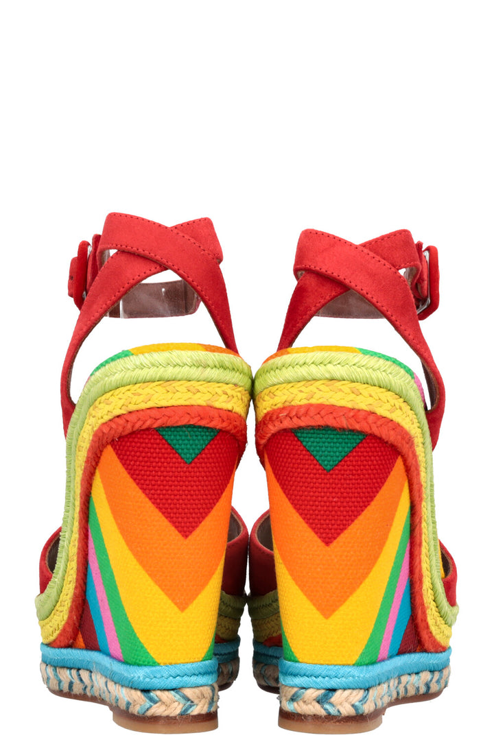 VALENTINO Rainbow Wedges Multicolor