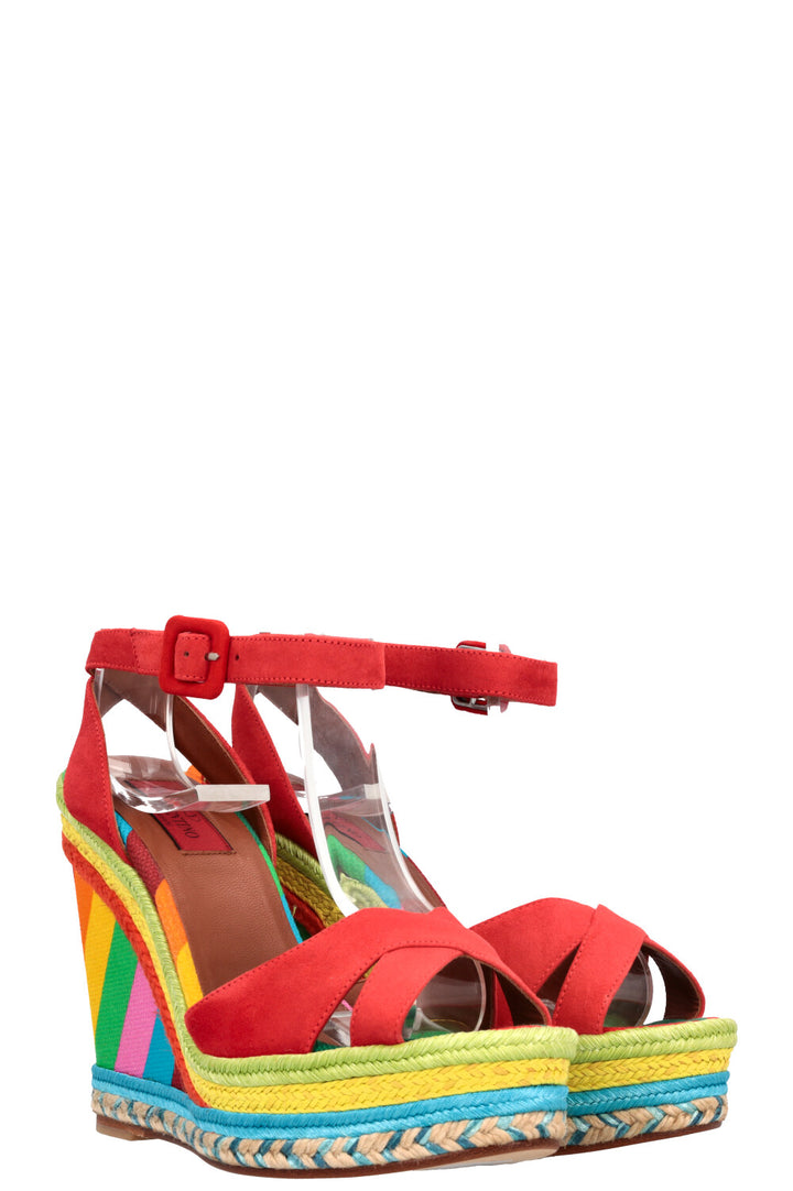 VALENTINO Rainbow Wedges Multicolor