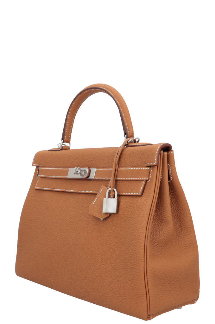 HERMÈS Kelly 32 Togo Or