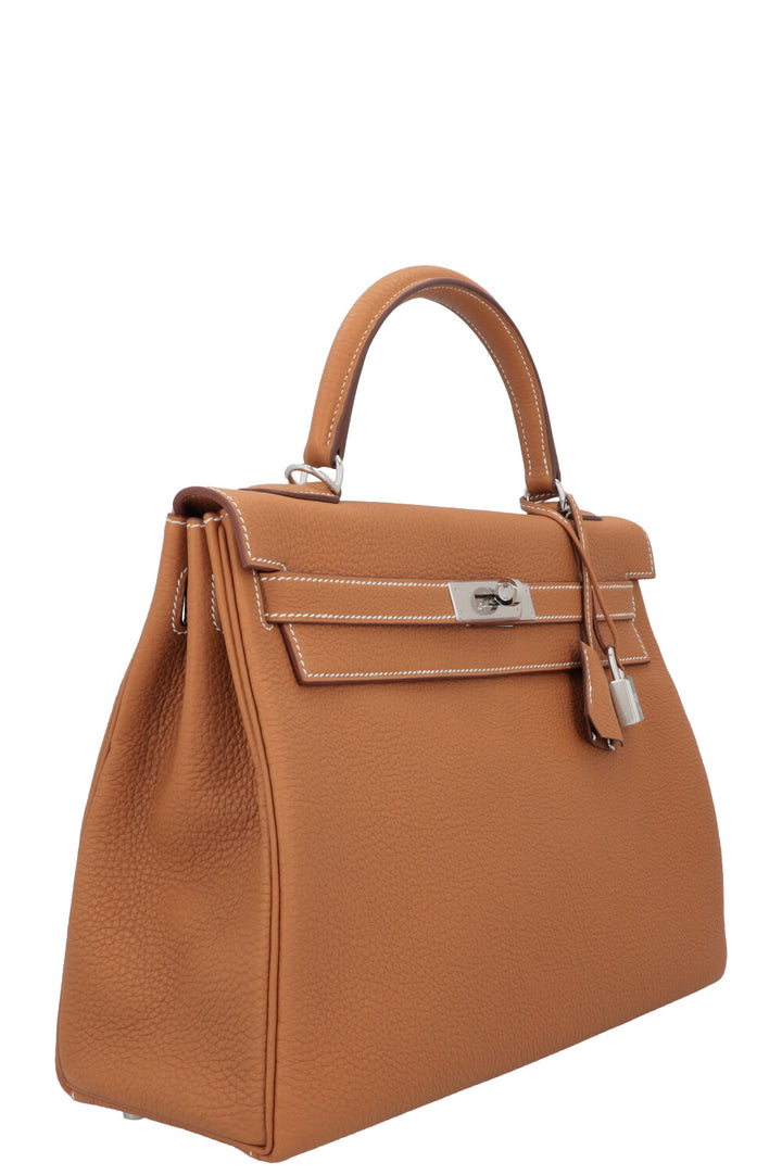 HERMÈS Kelly 32 Togo Or