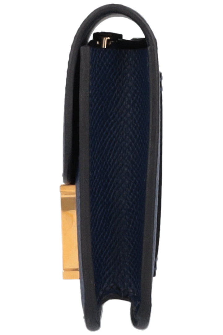 HERMÈS Constance Slim Wallet Epsom Bleu Nuit
