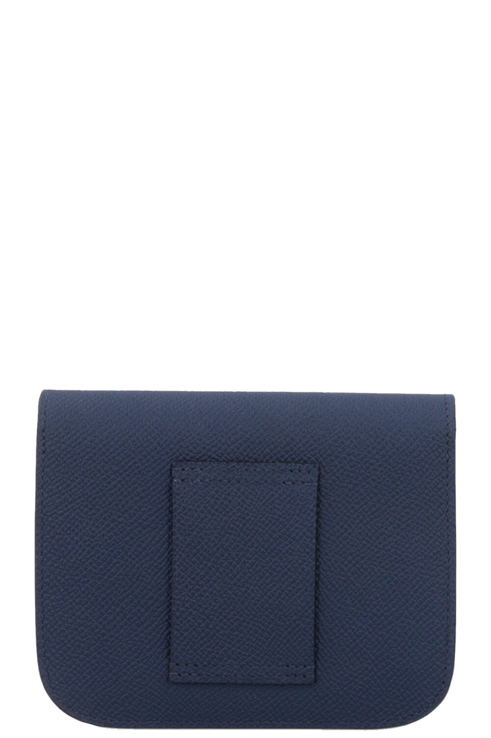 HERMÈS Constance Slim Wallet Epsom Bleu Nuit