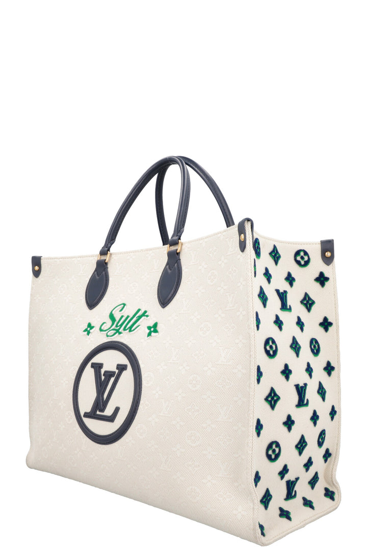 LOUIS VUITTON 2022 OnTheGo Sylt Tote Bag Canvas