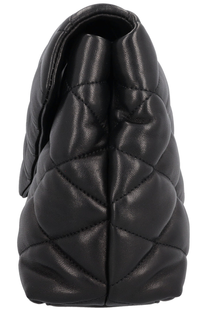 SAINT LAURENT Sade Puffer Clutch Black