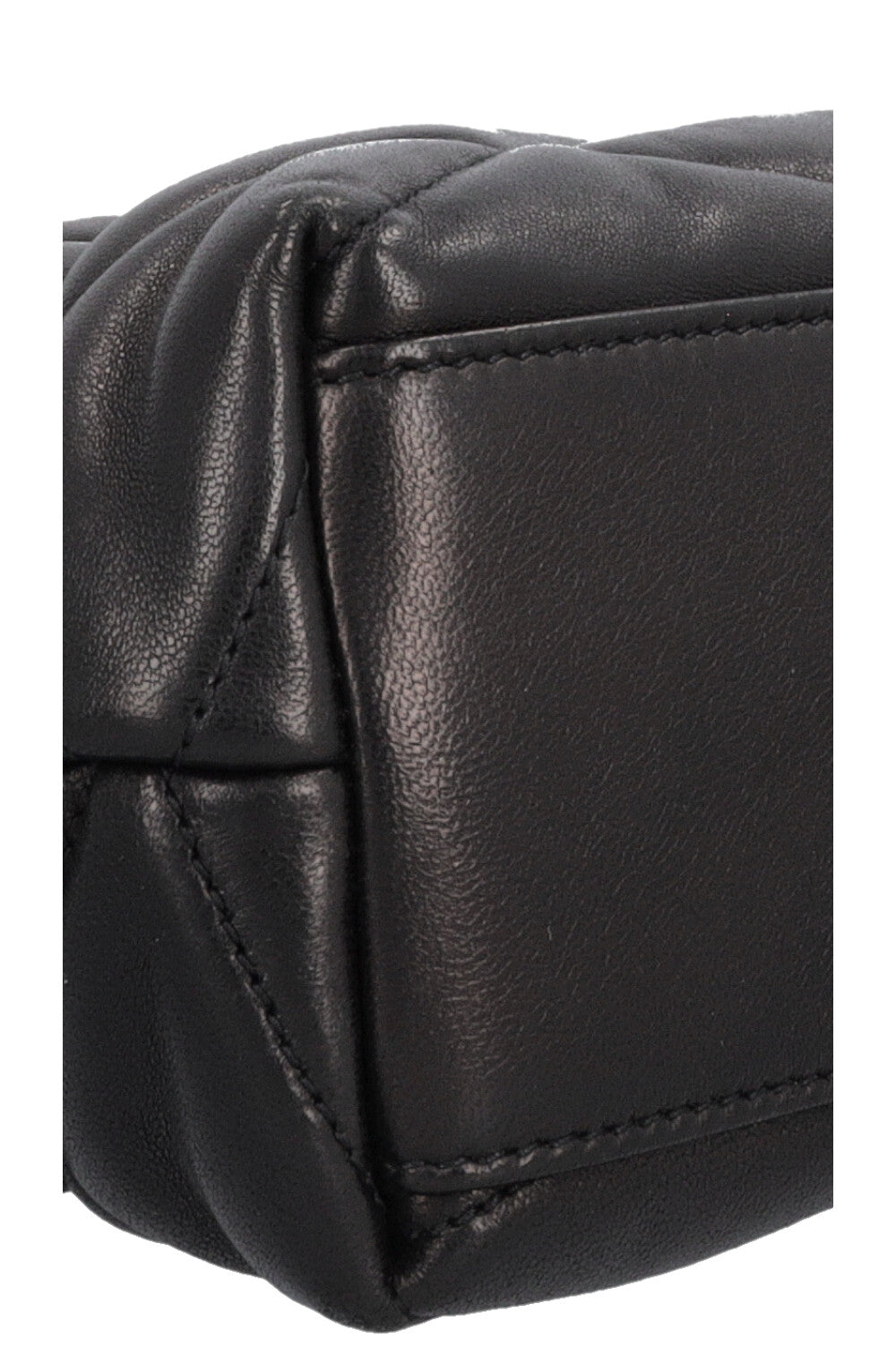 SAINT LAURENT Sade Puffer Clutch Black