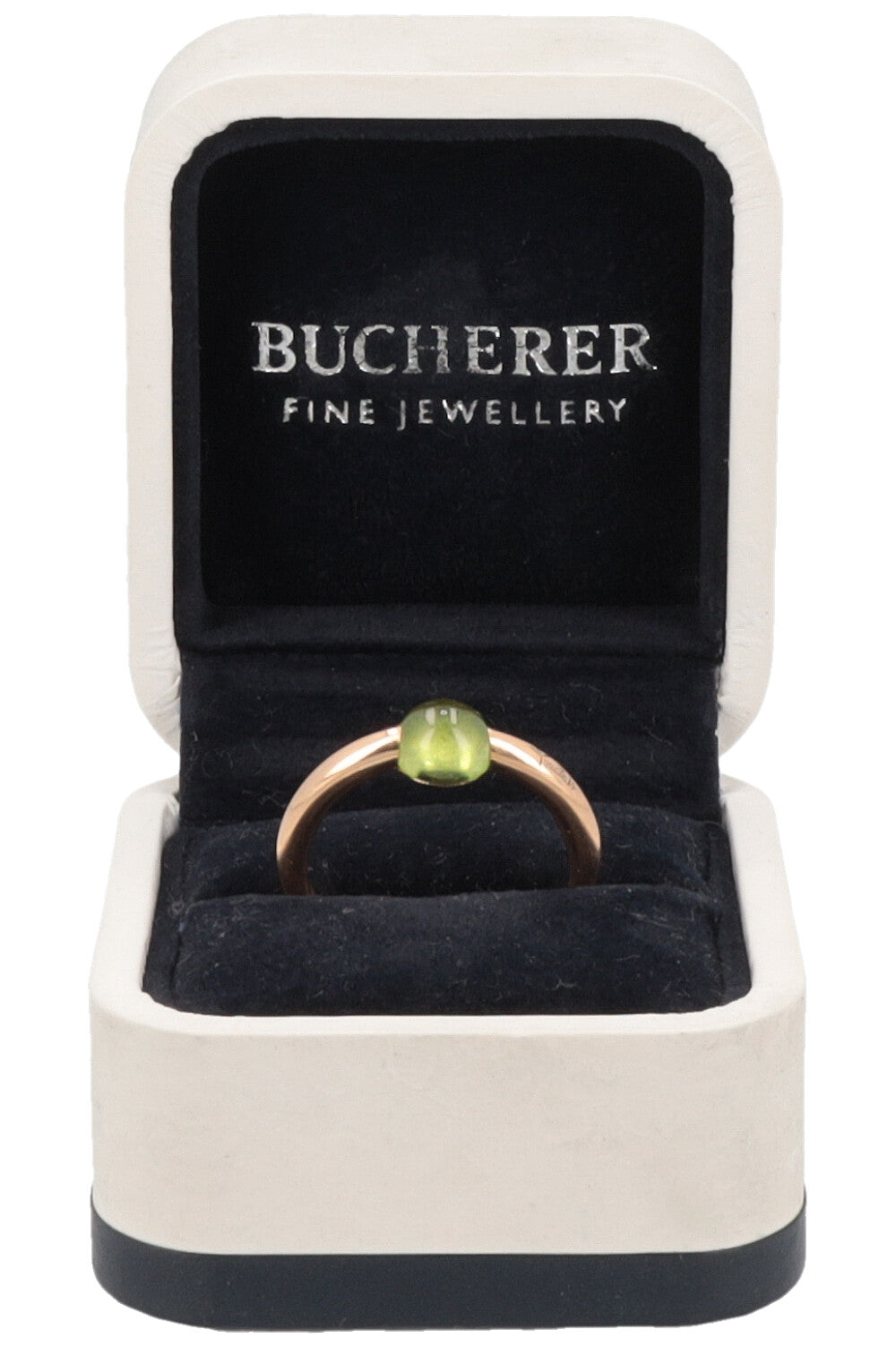 POMELLATO M'ama Non M'ama Ring 18k Rose Gold Peridot