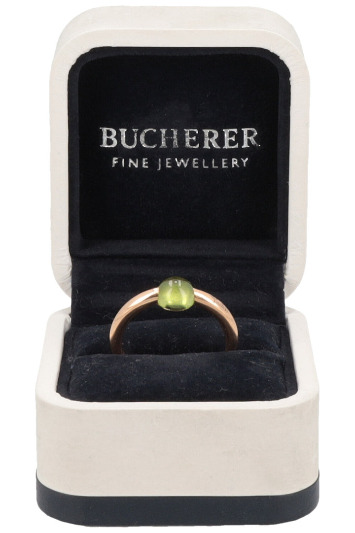 POMELLATO M'ama Non M'ama Ring 18k Rose Gold Peridot