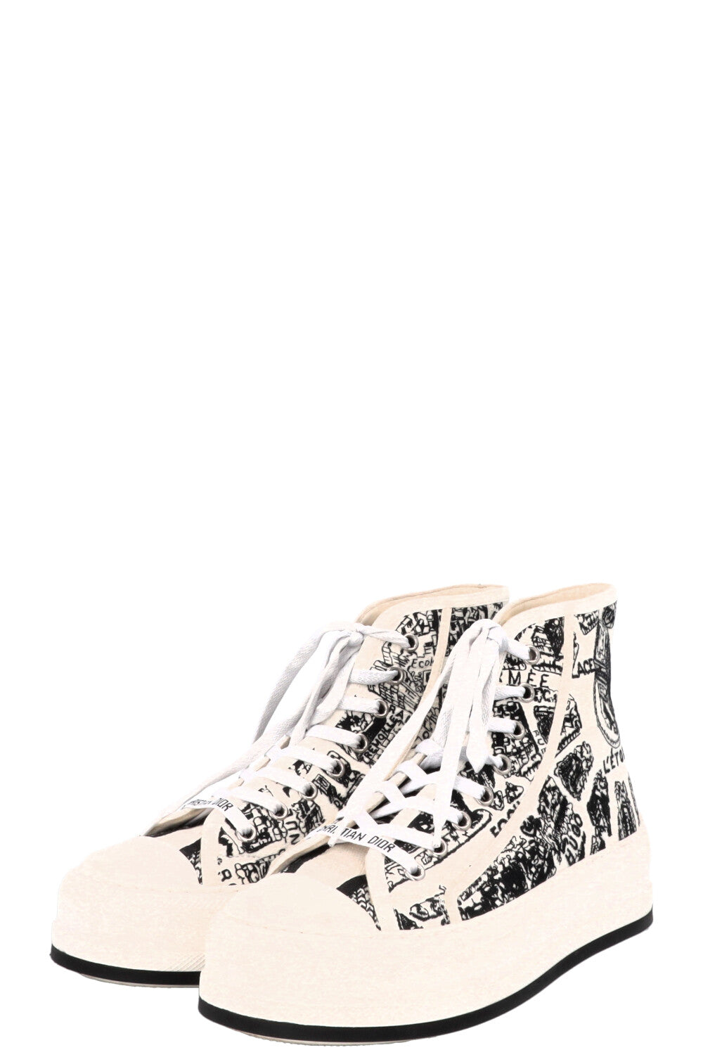 Sneakers CHRISTIAN DIOR L'Etoile Walk'N'Dior en toile blanche