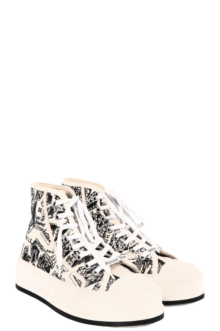 Sneakers CHRISTIAN DIOR L'Etoile Walk'N'Dior en toile blanche