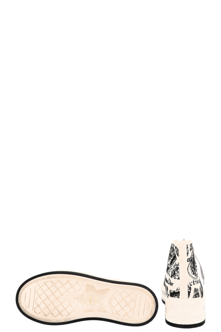 Sneakers CHRISTIAN DIOR L'Etoile Walk'N'Dior en toile blanche