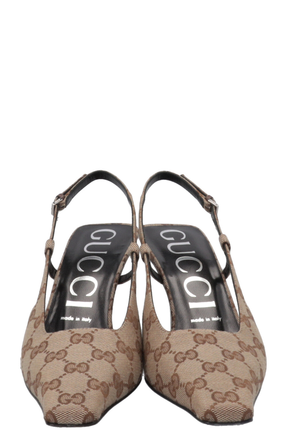 Talons à bride arrière GUCCI GG Supreme