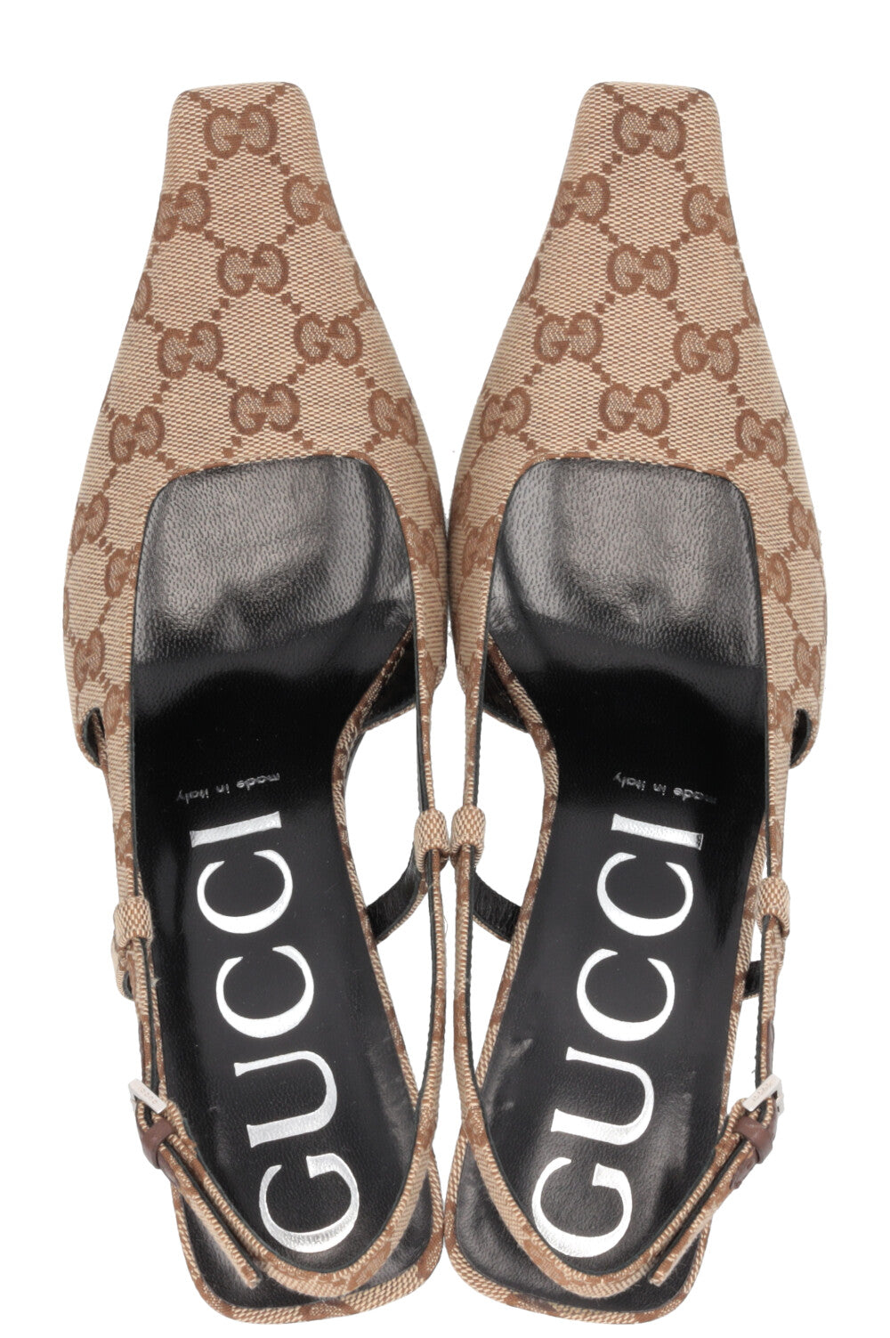 Talons à bride arrière GUCCI GG Supreme
