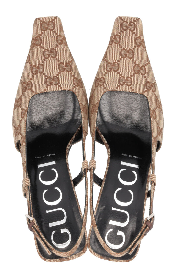 Talons à bride arrière GUCCI GG Supreme