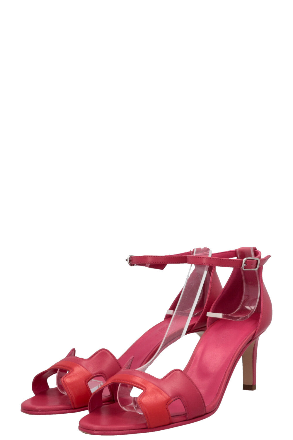 HERMÈS Premiere Heels Pink Red