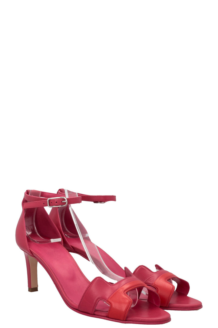 HERMÈS Premiere Heels Pink Red