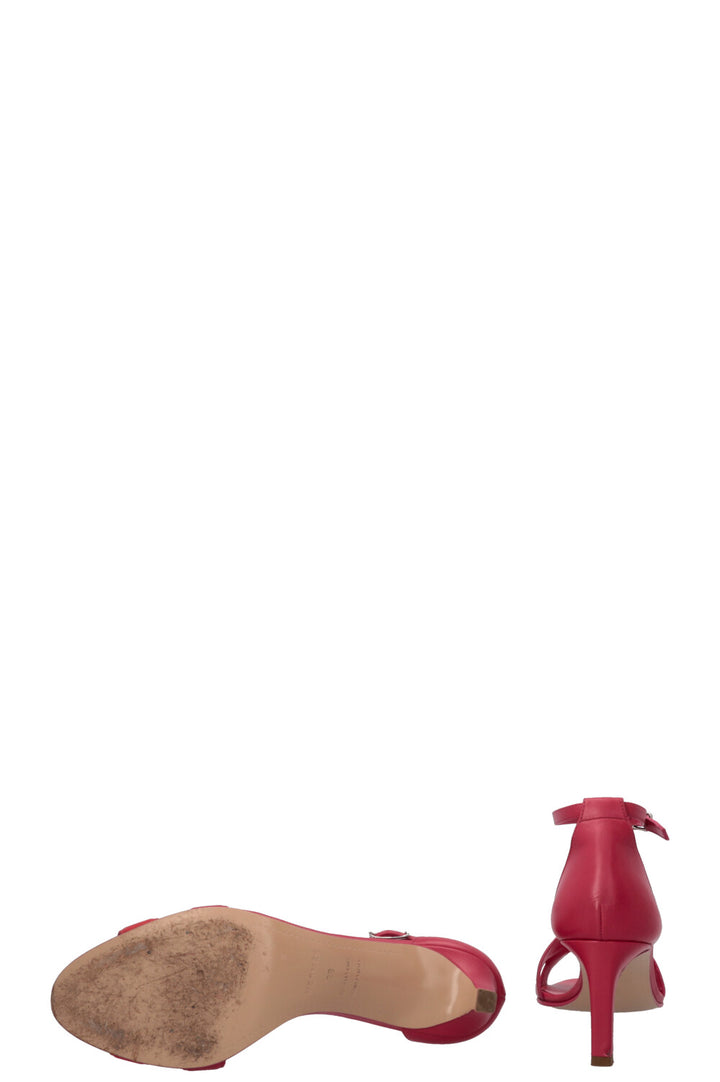 HERMÈS Premiere Heels Pink Red