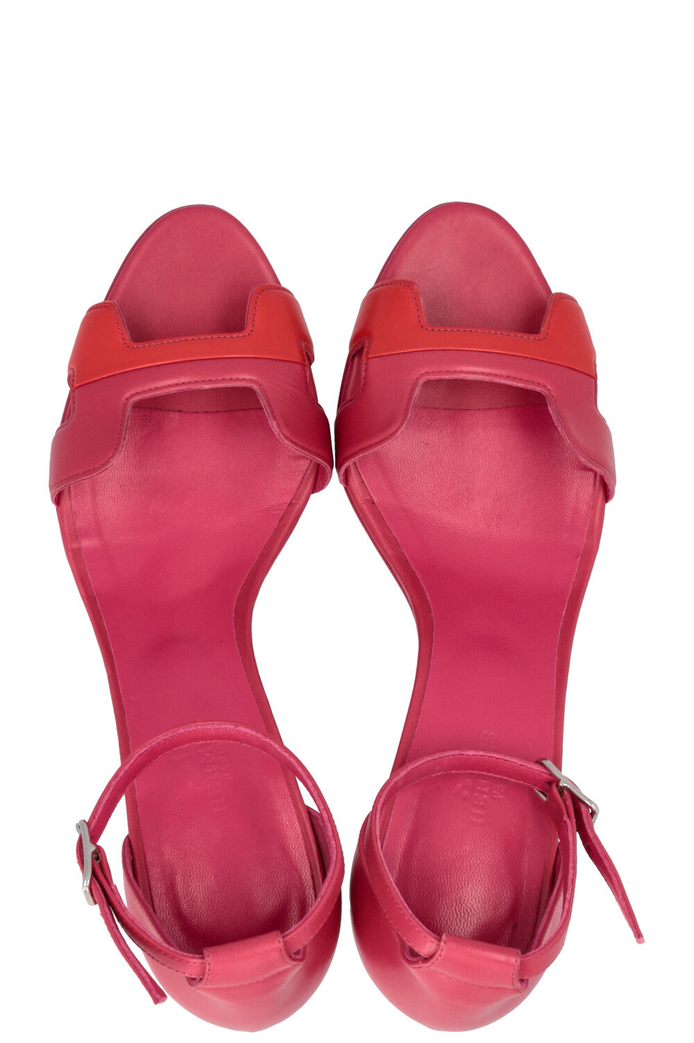 HERMÈS Premiere Heels Pink Red
