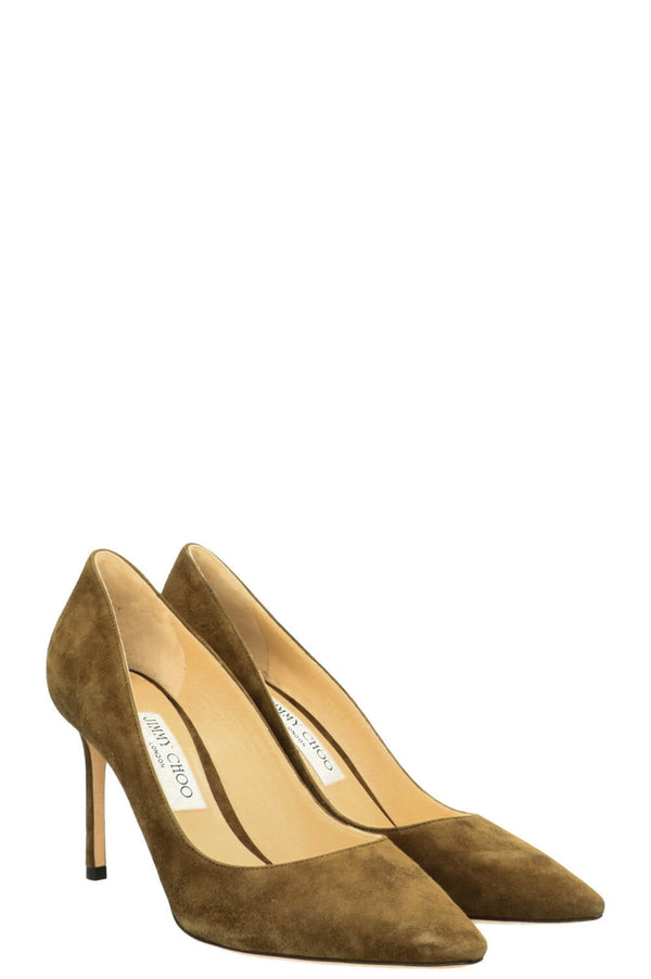 JIMMY CHOO Heels Suede Green
