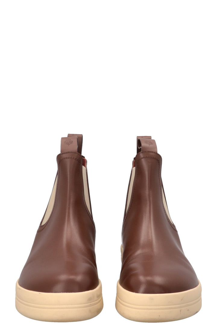 LORO PIANA Bottines Lakeside Marron