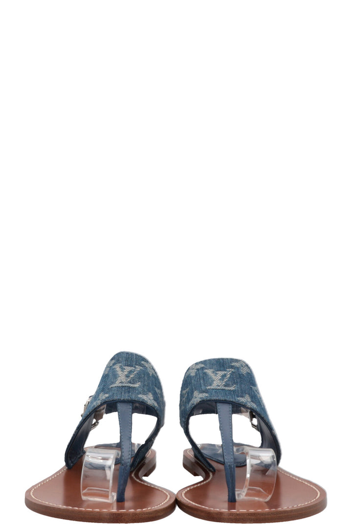 LOUIS VUITTON Denim Sandals MNG