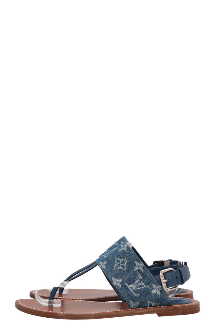 LOUIS VUITTON Denim Sandals MNG