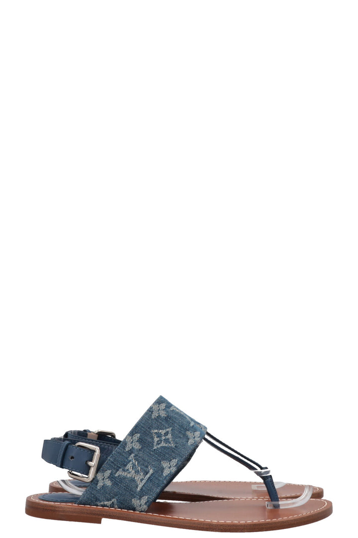 LOUIS VUITTON Denim Sandals MNG