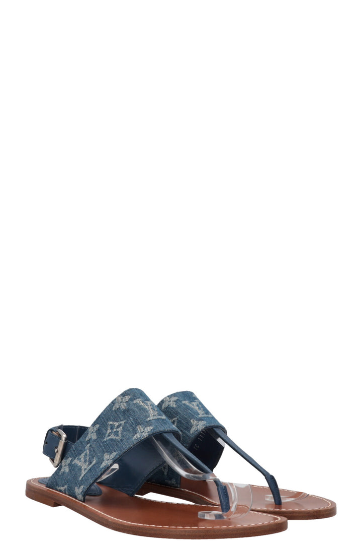 LOUIS VUITTON Denim Sandals MNG