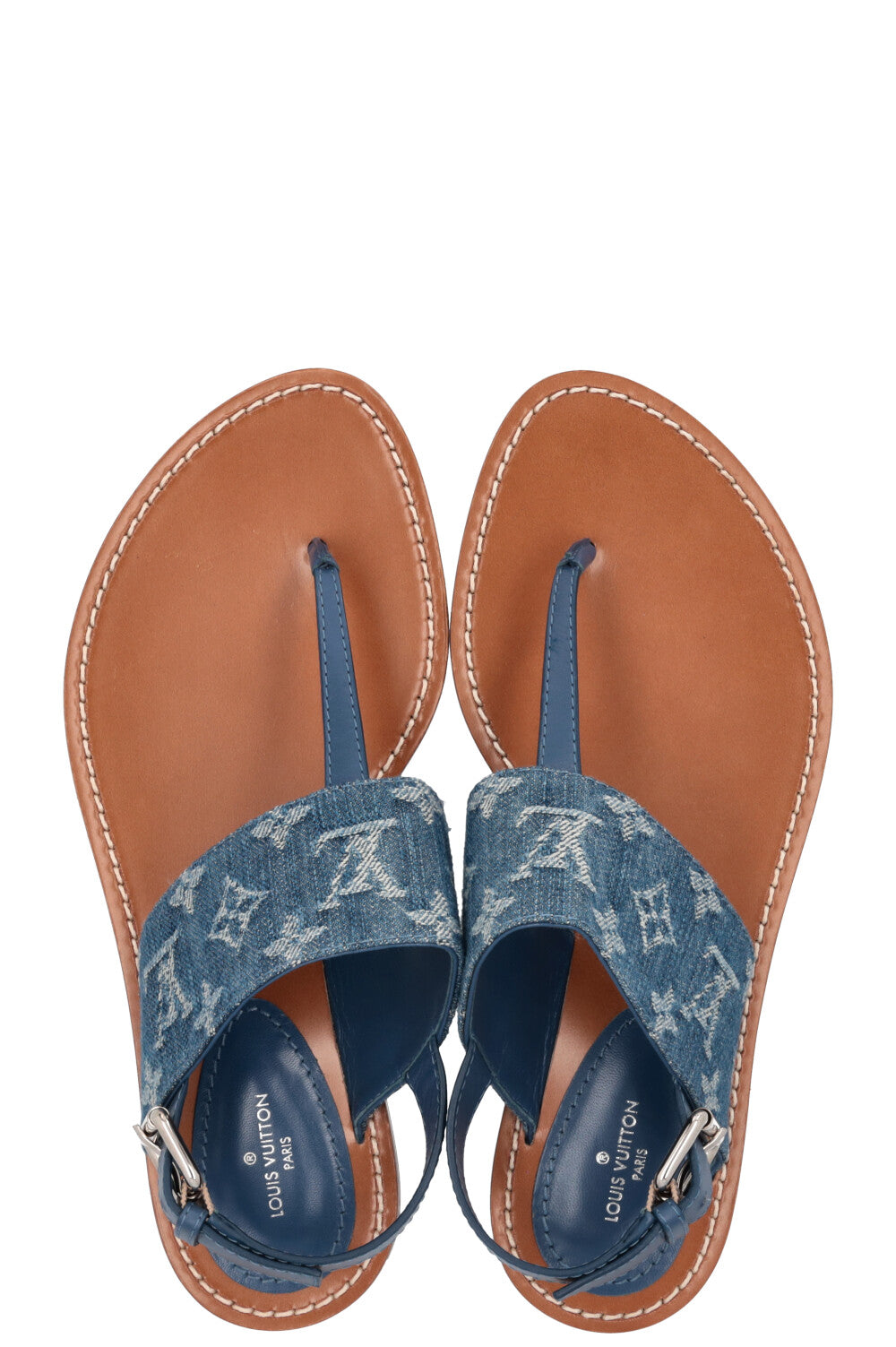 LOUIS VUITTON Denim Sandals MNG