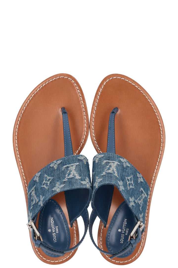 LOUIS VUITTON Denim Sandals MNG